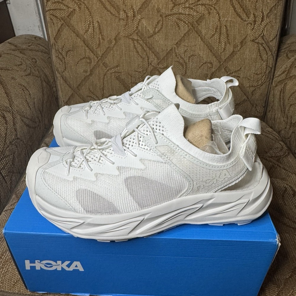 Hoka One‎ One Hopara 2 Womens Size 10 B Running Water Shoes 1147670 RAWW White
